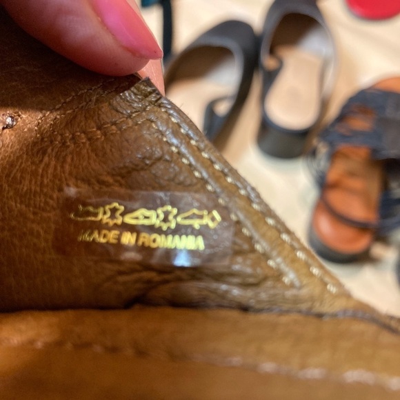 Josef Seibel sz 41 US 10.5-11 brown leather clogs - Picture 10 of 14